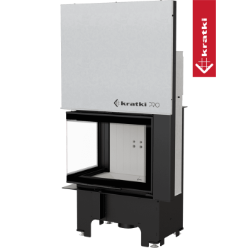 KRATKI krbová vložka VN 610/430 BS, pravé prosklení s výsuvem