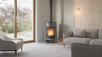 HS FLAMINGO krbová kamna MASTERFLAMME Grande I - šedá