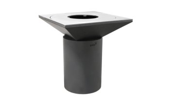 ARTISS Zahradní gril G6 Grafit s deskou z uhlíkové oceli