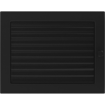 Krbová mřížka 22x30 BASIC černá s žaluzií