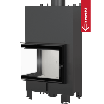 KRATKI Krbová vložka MBZ PW 13 BS s výměníkem, levé prosklení