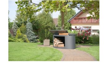 ARTISS Zahradní gril G3 Corten s deskou z nerezové potravinářské oceli