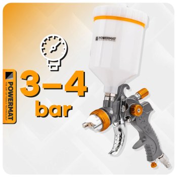 POWERMAT PM-PDM-170TZ Lakovací pistole 600ml + sada