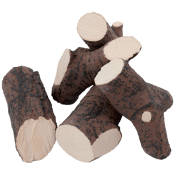 KRATKI ozdobné keramické prvky - dřevo