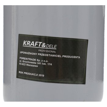 Kraft&Dele KD1831 prázdná plynová láhev na Ar+CO2 8L
