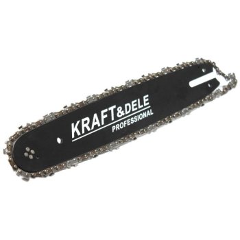 Kraft&Dele vodící lišta + 2 řetězy 40cm 3/8 KD10152