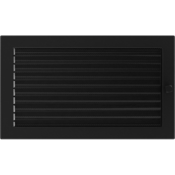 Krbová mřížka 22x37 BASIC černá s žaluzií