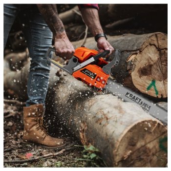 Kraft&Dele KD10613 řetězová benzinová pila 5,9HP 16"+18"