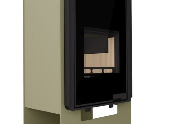 HS FLAMINGO krbová kamna DELUXE SINGA - olivová