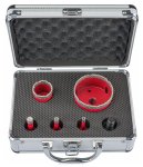 Diamantové vrtací korunky POWERMAT RTZOD0045, 6–68 mm, 5 ks
