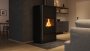 HS FLAMINGO krbová kamna AQUAFLAM 25 s výměníkem manuální regulace černá