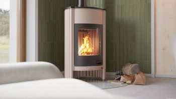 HS FLAMINGO krbová kamna MASTERFLAMME Grande I - krémová