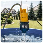 POWERMAT PM-PDW-280T Ponorné membránové čerpadlo 280W