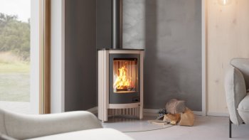 HS FLAMINGO krbová kamna MASTERFLAMME Piccolo I - krémová