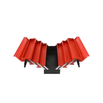 Kraft&Dele KD1074 Kovová přepravka na nářadí s přihrádkami