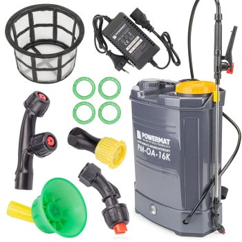 POWERMAT AKU postřikovač 8Ah 16L 4,5Bar PM-OA-16K