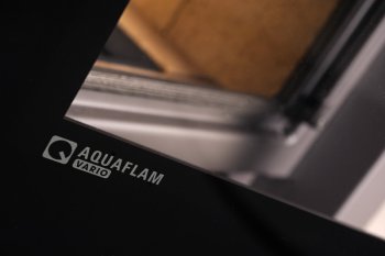 HS FLAMINGO krbová kamna AQUAFLAM VARIO SAPORO 11/5 kW - olivová - elektronická regulace