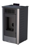 Peletová kamna Bronpi RITA, 8 kW, šedá