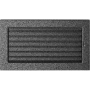 Krbová mřížka 17x30 BASIC staré stříbro s žaluzií