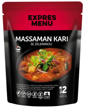 Massaman kari se zeleninou 2 porce 600g
