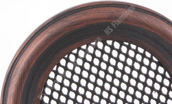 Krbová mřížka kulatá 160mm měděná patina