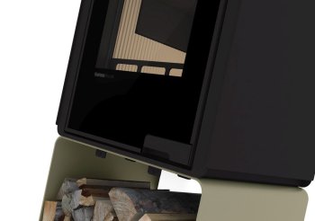 HS FLAMINGO krbová kamna DELUXE PENTAI - olivová