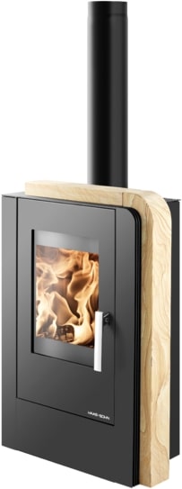 Levně HAAS+SOHN krbová kamna NORDBY - černá/Woodstone Prestige