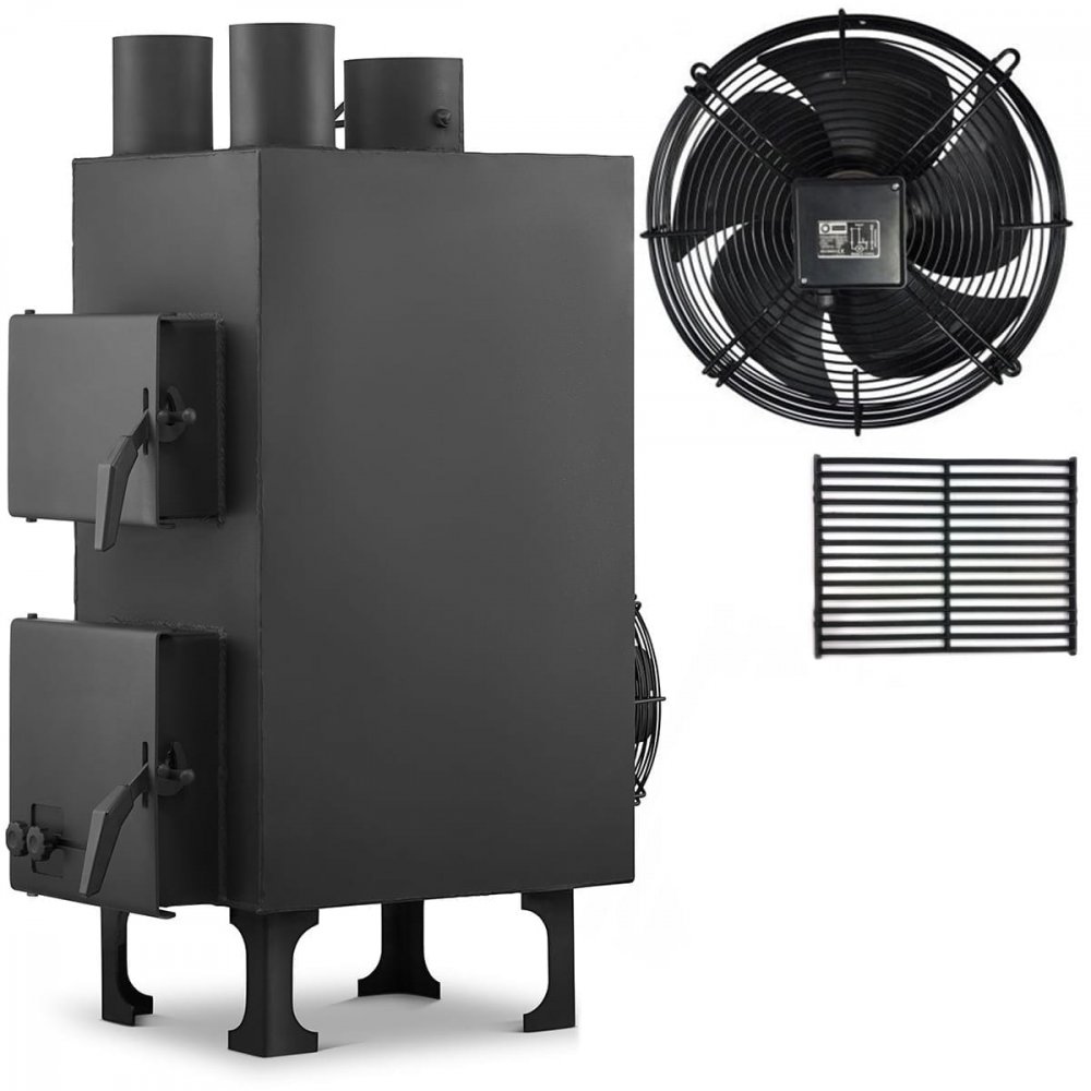 Levně HIGHER horkovzdušná kamna a kotel na tuhá paliva PN1 - 15kW