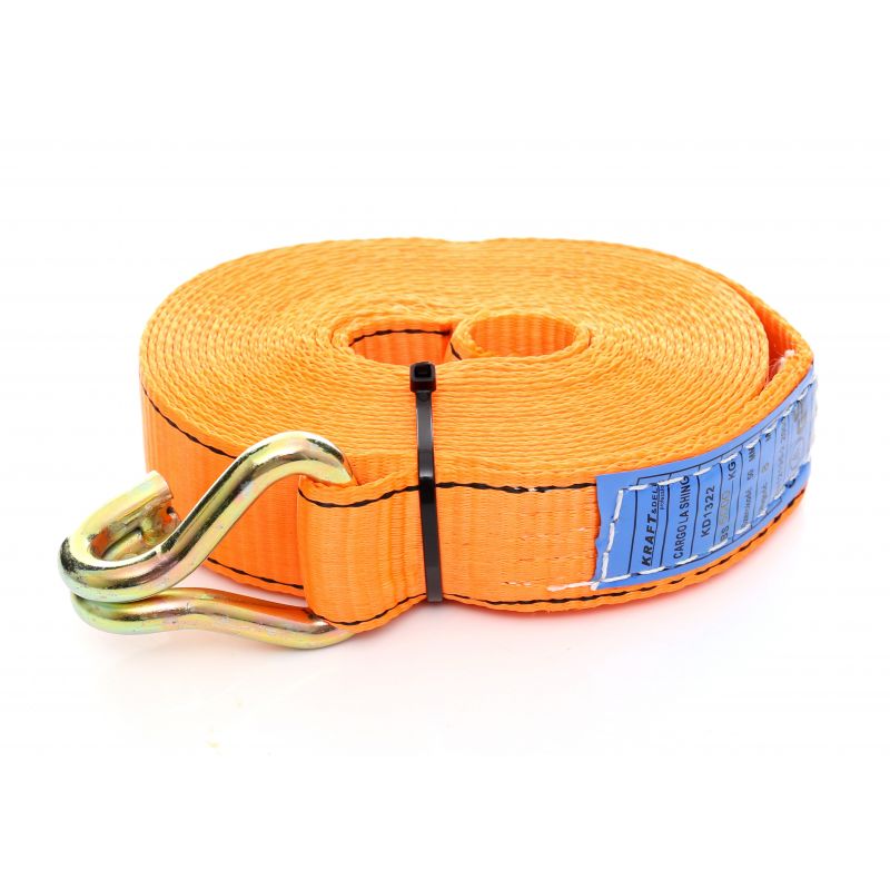 Levně Kraft&Dele KD1320 upínací popruh s háky 4m/50mm/5t jednobodový