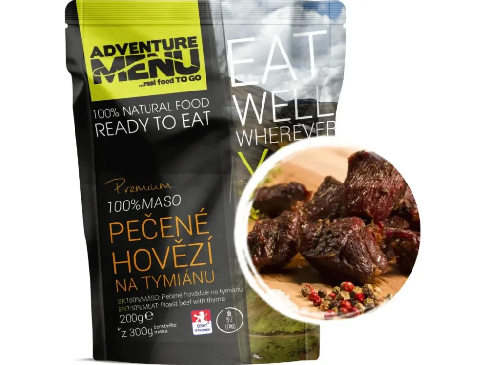 Levně Adventure Menu pečené hovězí na tymiánu 200g