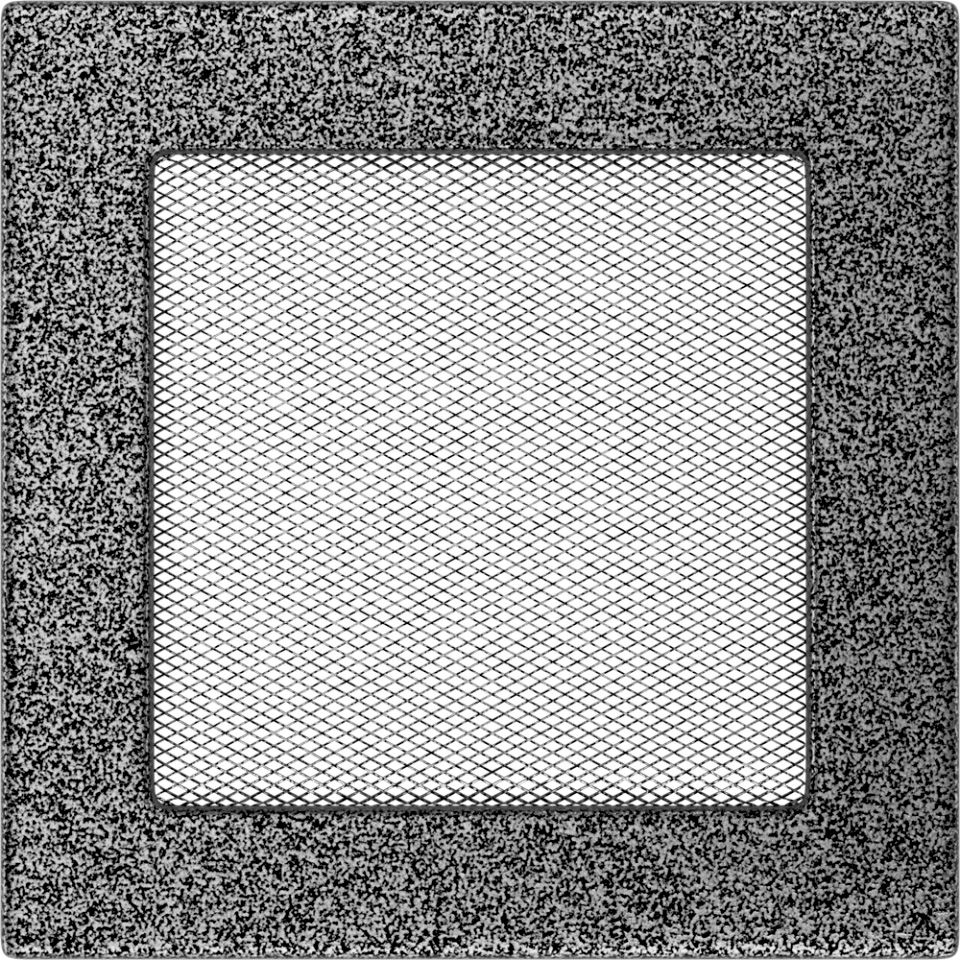 Levně Krbová mřížka 17x17 BASIC staré stříbro