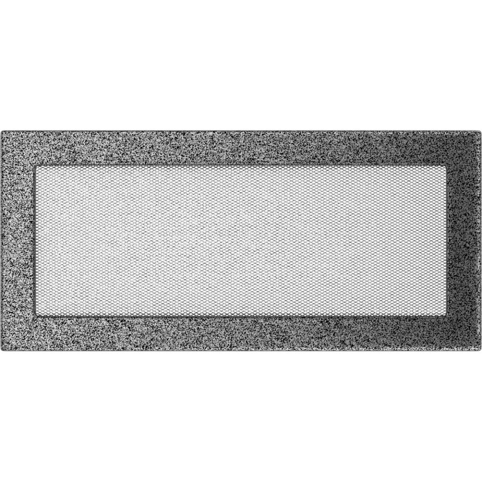 Levně Krbová mřížka 17x37 BASIC staré stříbro