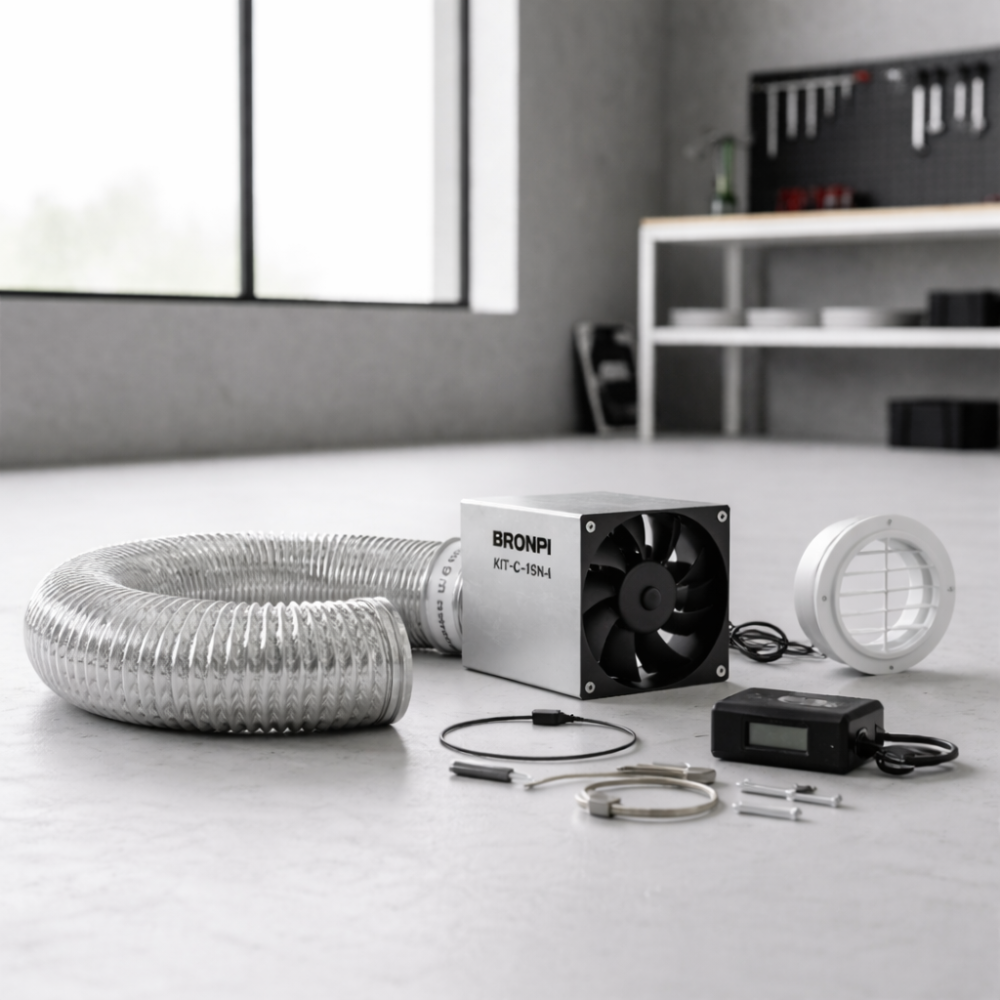Sada rozvodu vzduchu Bronpi 9 m – pravá (KIT-C-D)