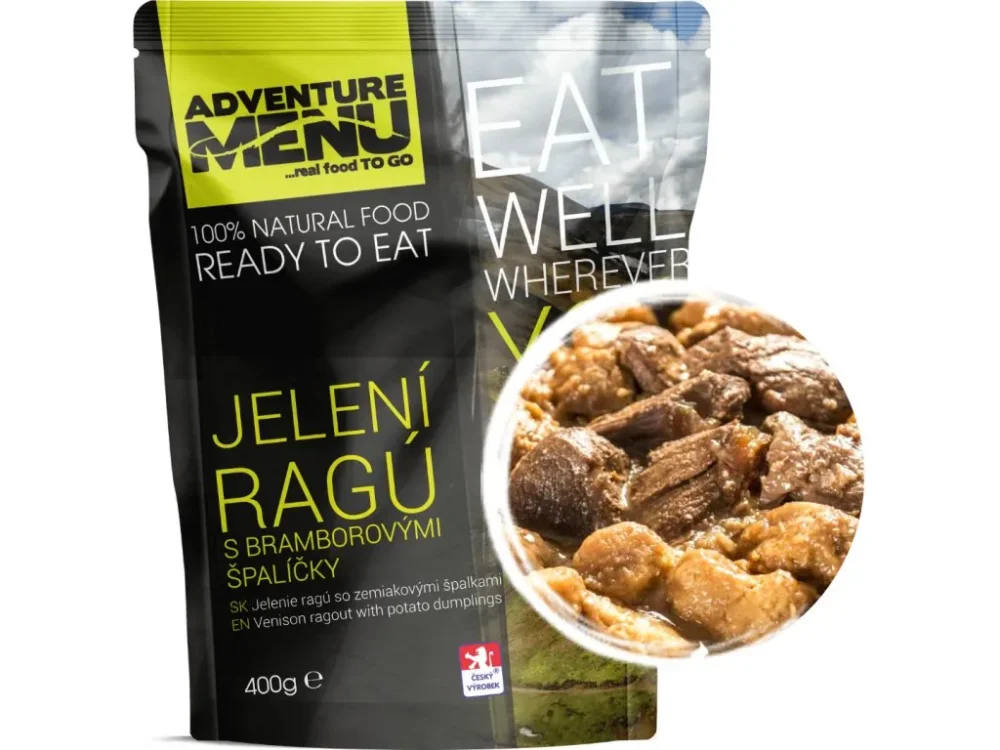 Levně Adventure Menu jelení ragú s bramborovými špalíčky 400g