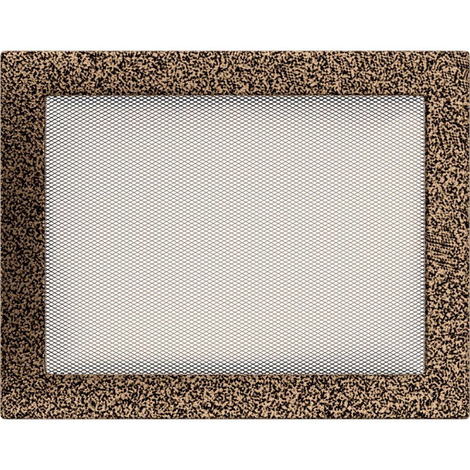 Levně Krbová mřížka 22x30 BASIC staré zlato