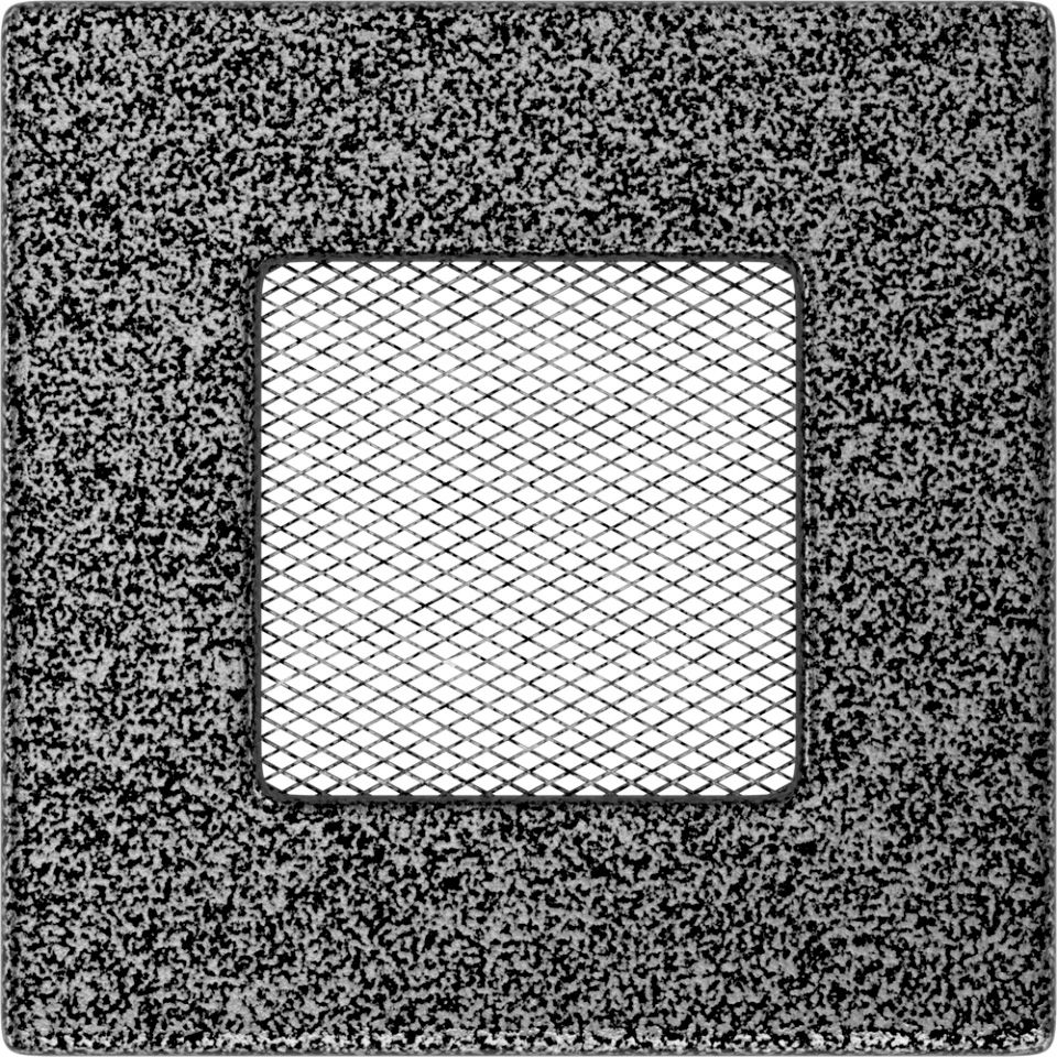 Levně Krbová mřížka 11x11 BASIC staré stříbro