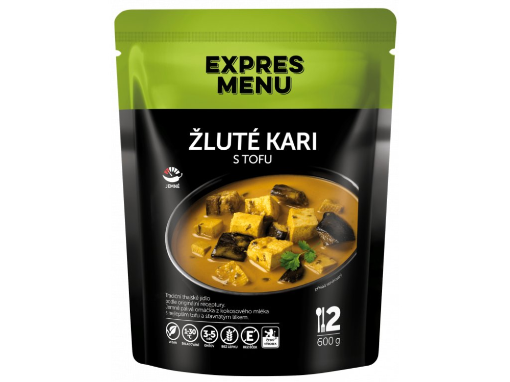 Expres Menu žluté kari s tofu 2 porce 600g