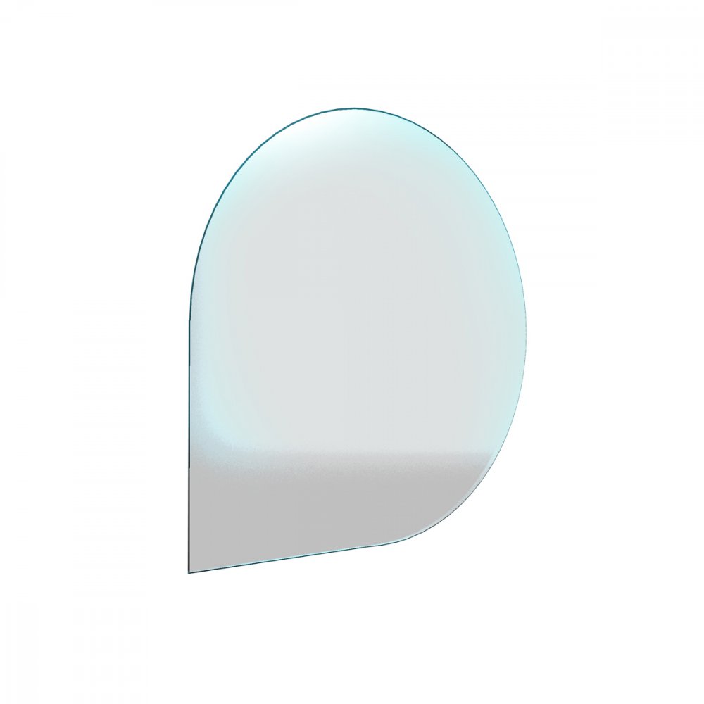 Levně HS Flamingo sklo pod kamna - Kapka 1100x1100 mm / 6 mm