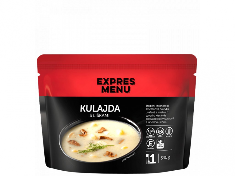 Levně Expres Menu kulajda s liškami 1 porce 330g
