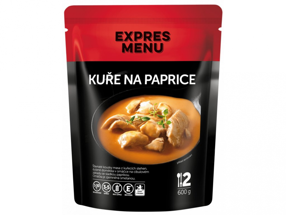 Levně Expres Menu kuře na paprice 2 porce 600g