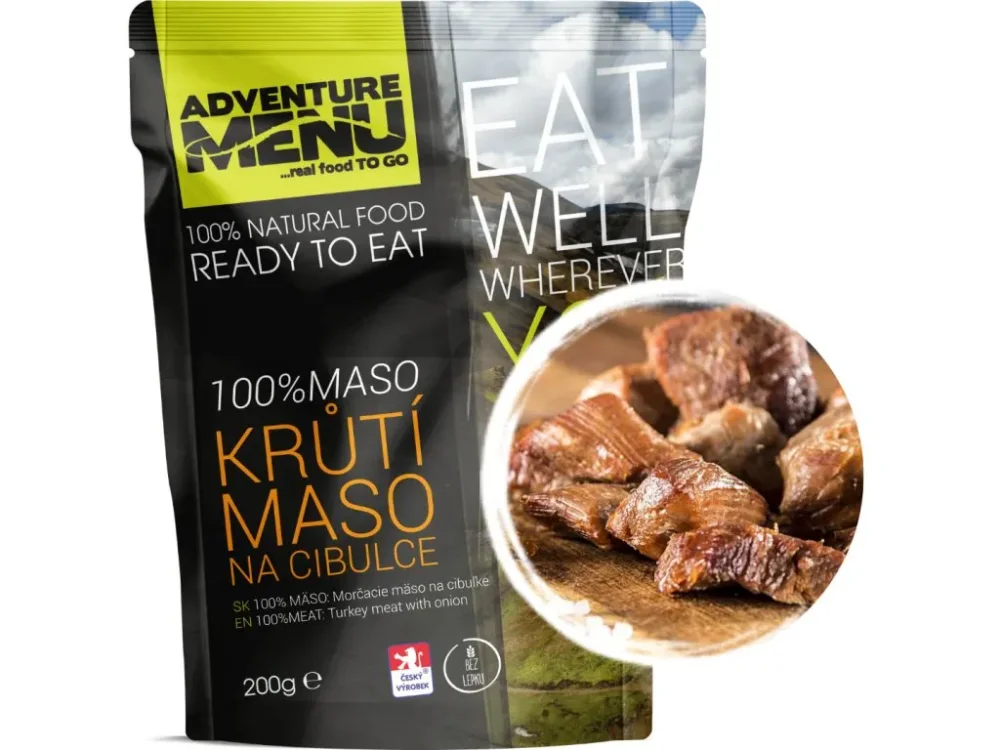 Levně Adventure Menu krůtí maso na cibulce 200g