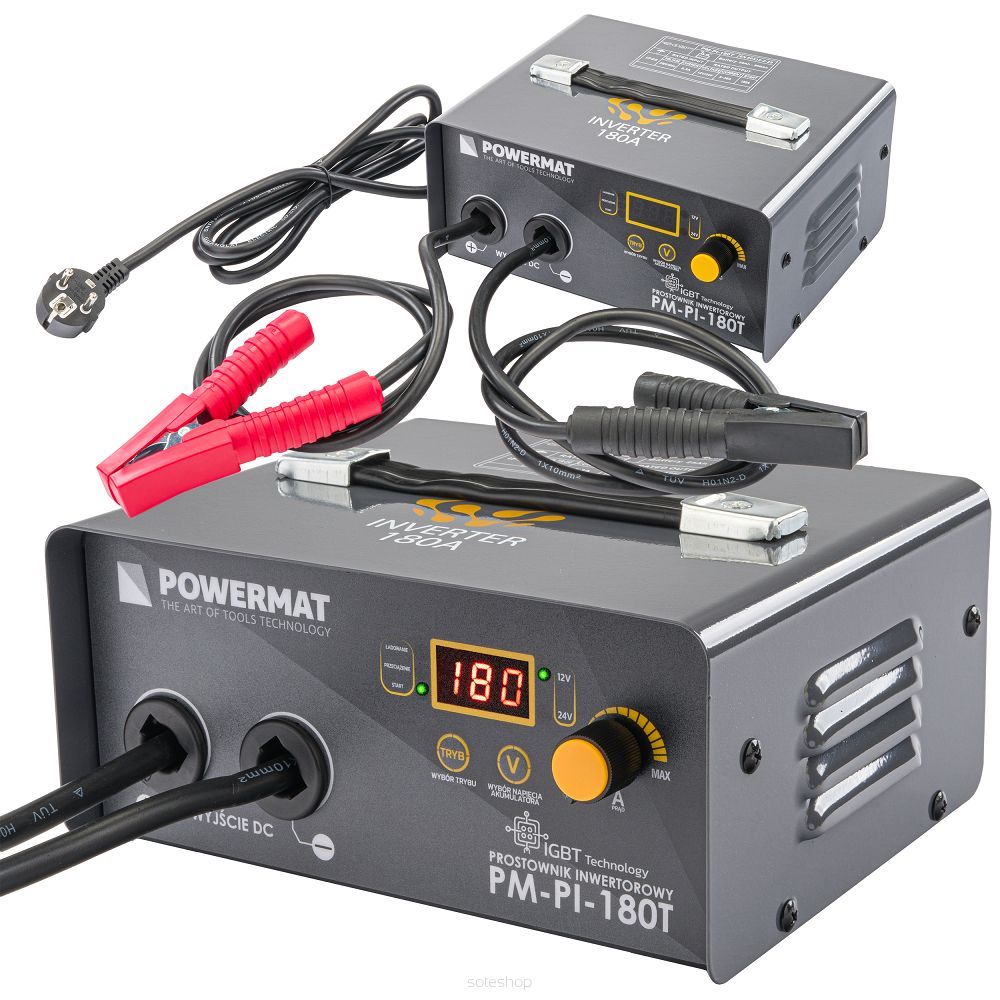 POWERMAT Autonabíječka se startérem 12/24V 180A PM-PI-180T