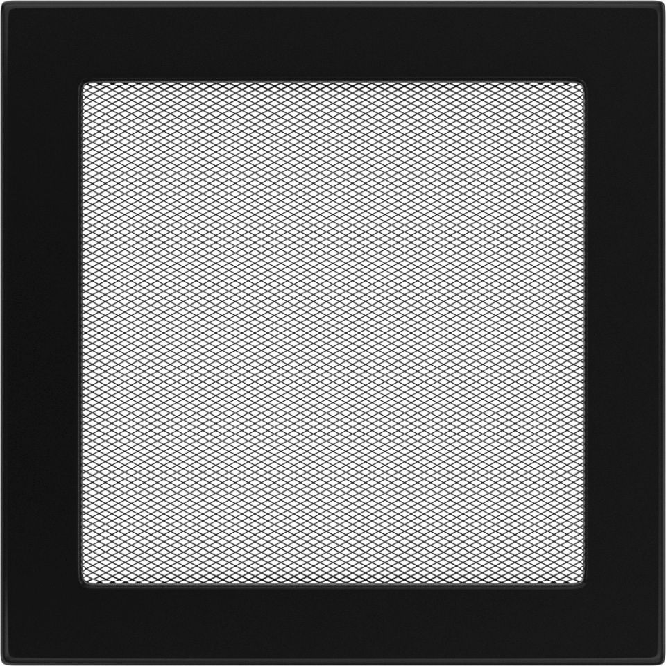 Levně Krbová mřížka 22x22 BASIC černá