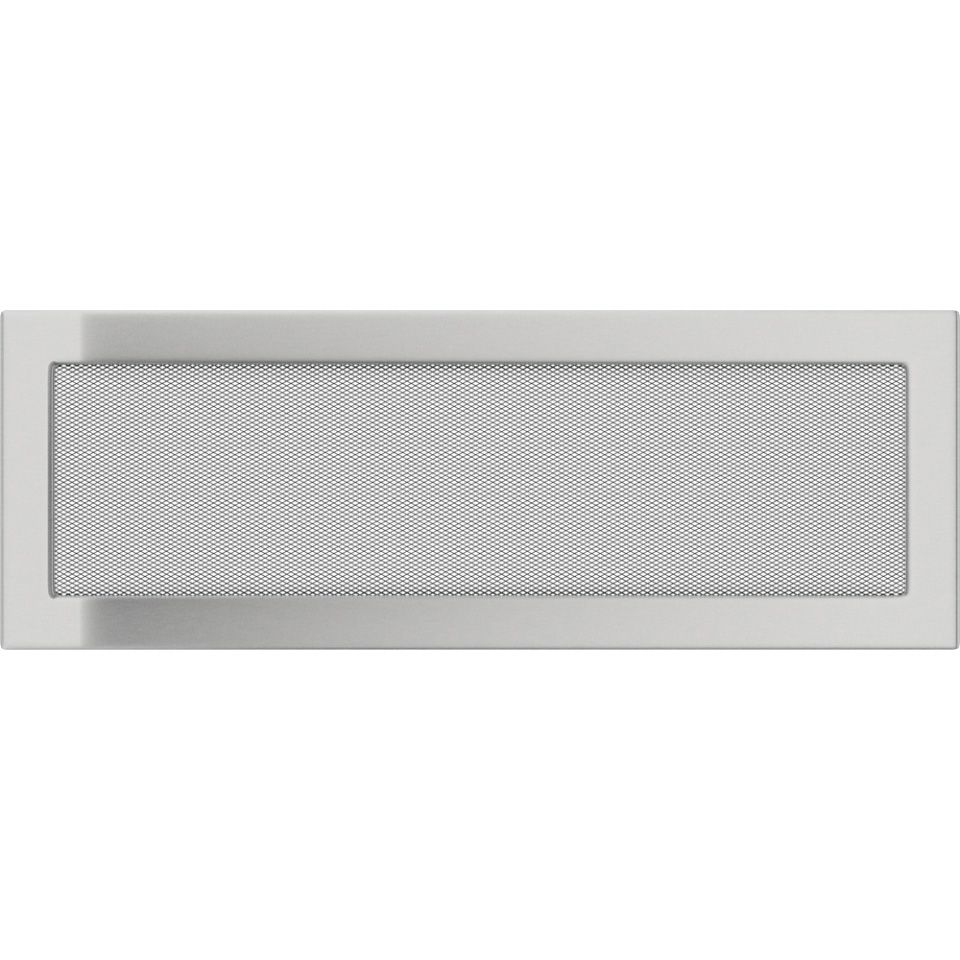 Levně Krbová mřížka 17x49 BASIC broušený nerez