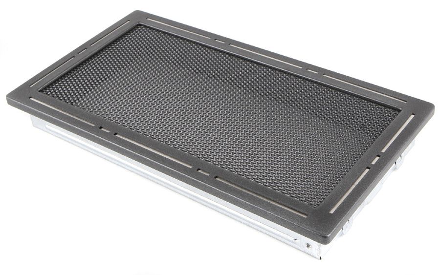 Levně Krbová mřížka 16x32 cm, PREMIUM TREND grafit