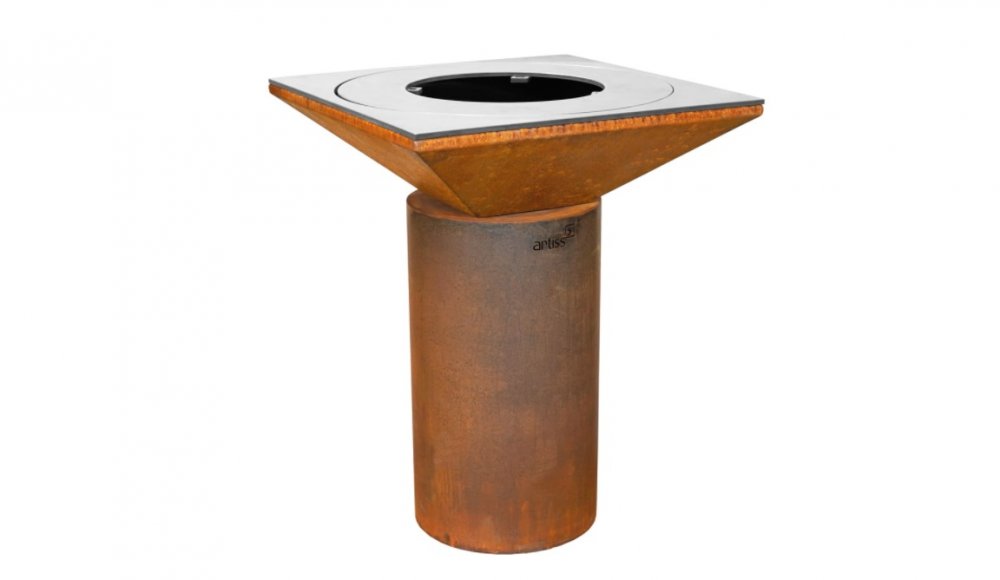 Levně ARTISS Zahradní gril G6 BASIC Corten s deskou z nerezové potravinářské oceli