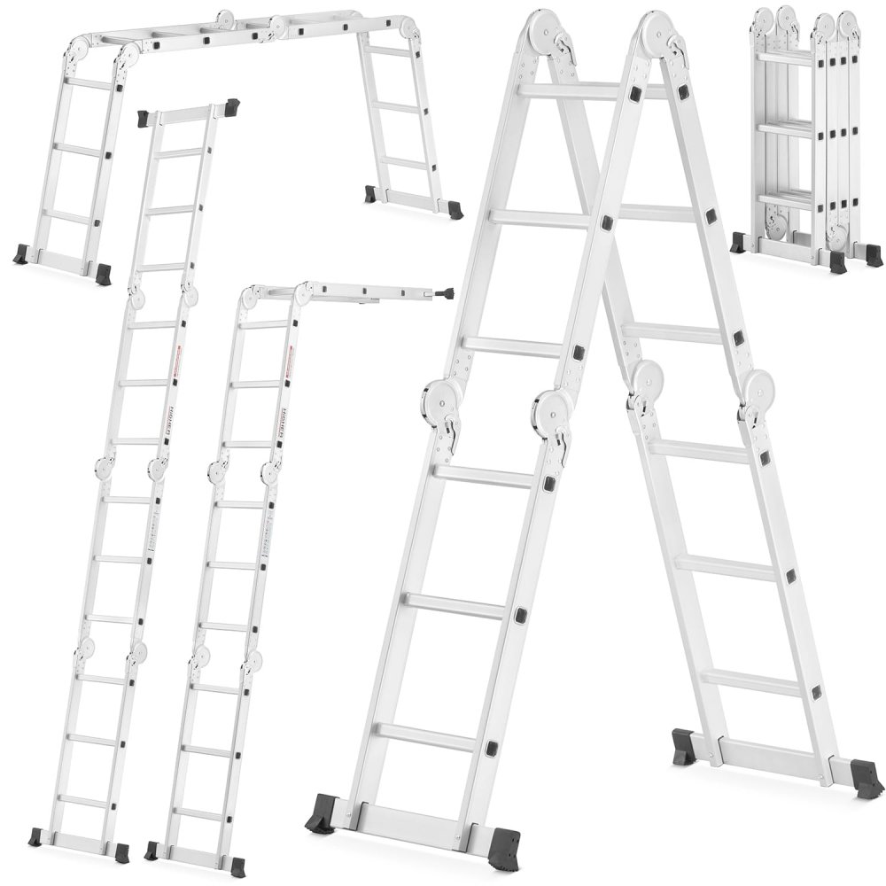 Levně Higher multifunkční kloubový žebřík 4x3 ML-103
