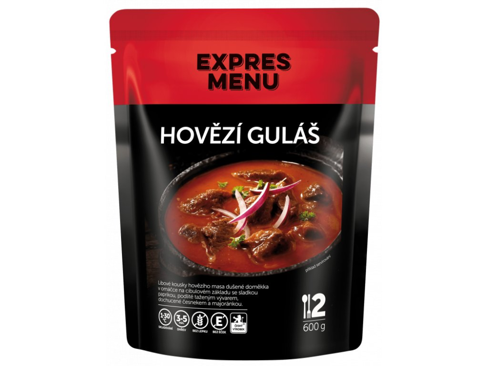 Expres Menu hovězí guláš 2 porce 600g