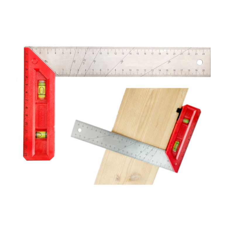 Levně KRAFT&DELE Úhelník tesařský hliníkový 150x200mm KD10725