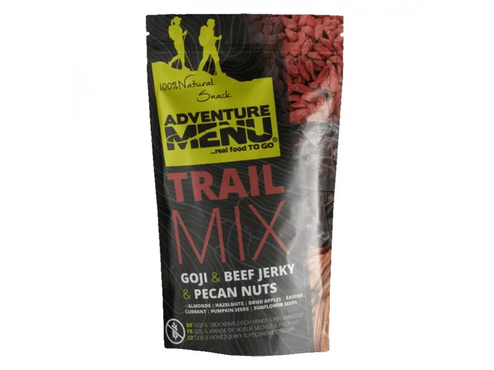 Levně Adventure Menu trailmix - Goji | hovězí JERKY | pekanové ořechy 100g